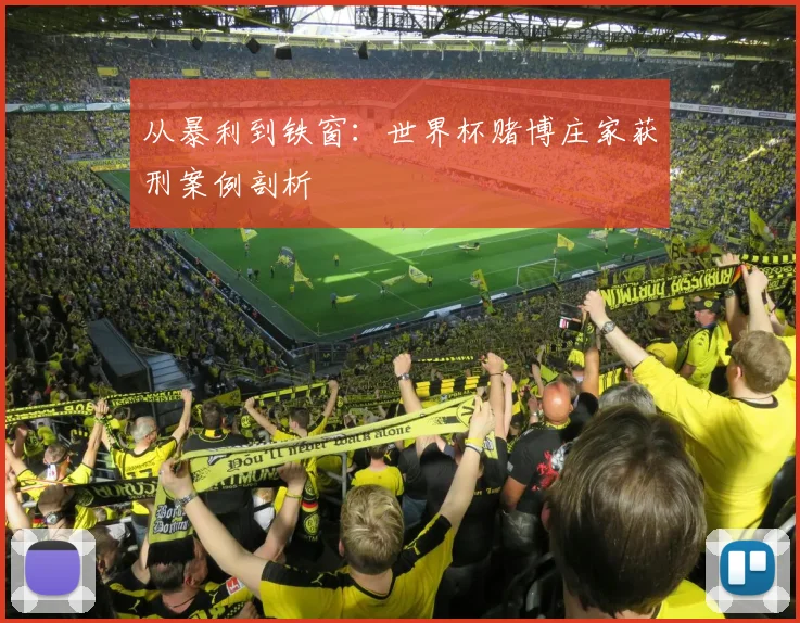 从暴利到铁窗:世界杯赌博庄家获刑案例剖析